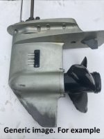 Suzuki DT 55 DT 65 lower unit (image for) Suzuki DT 55 DT 65 lower unit