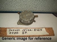 (image for) Suzuki fuel pump 15100-87D10
