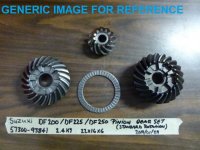 (image for) SUZUKI OUTBOARD GEAR SET 57300-93840 5036320