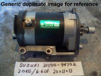 (image for) Suzuki starter 31100-94702