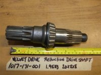 (image for) BORG WARNER VELVET DRIVE SHAFT 1017-171-001