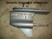 (image for) OMC cobra SX duel prop lower unit 1.95 3855908