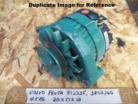 Volvo Penta Alternator 873770 YV7736 (image for) Volvo Penta Alternator 873770 YV7736