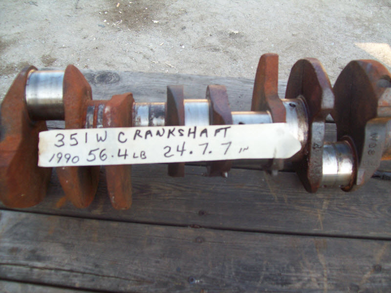 Ford 351 Windsor W OEM Crankshaft cast 7MA WGS for sale Ford 351
