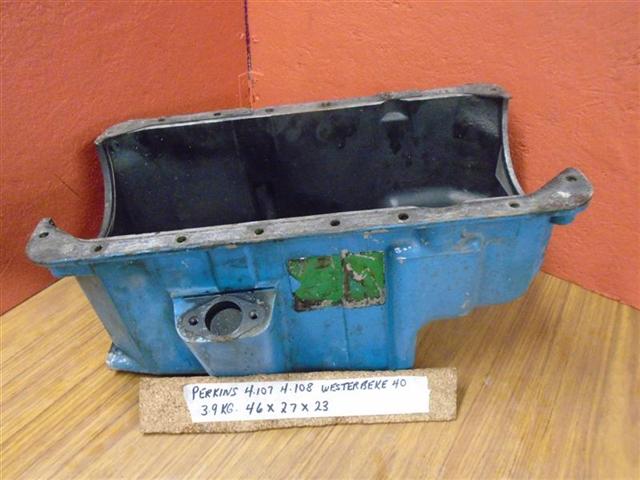 (image for) Perkins 4.107 4.108 Westerbeke 40 Oil Pan - Click Image to Close
